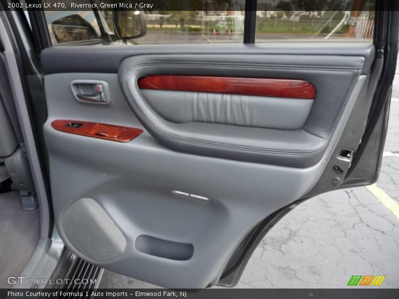 Riverrock Green Mica / Gray 2002 Lexus LX 470