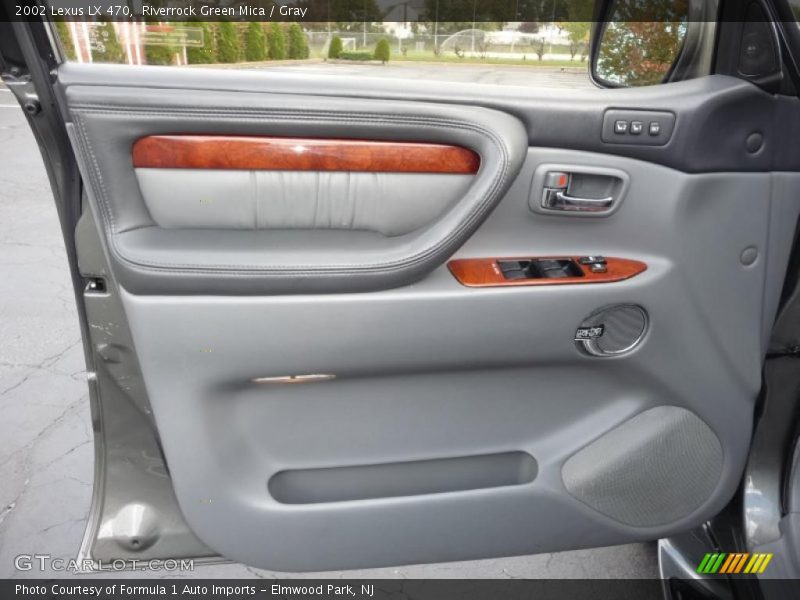 Riverrock Green Mica / Gray 2002 Lexus LX 470