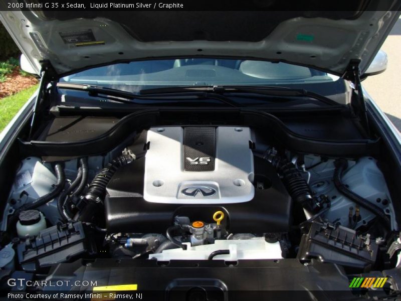 Liquid Platinum Silver / Graphite 2008 Infiniti G 35 x Sedan