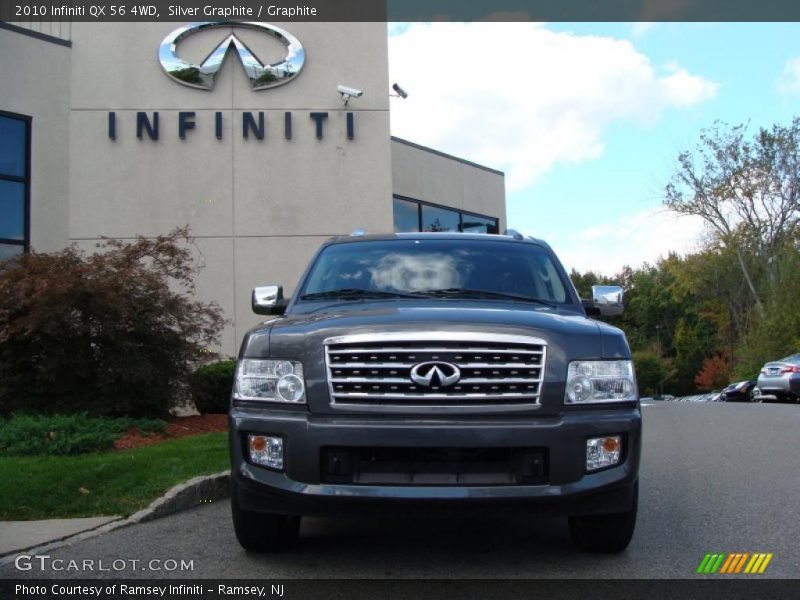 Silver Graphite / Graphite 2010 Infiniti QX 56 4WD