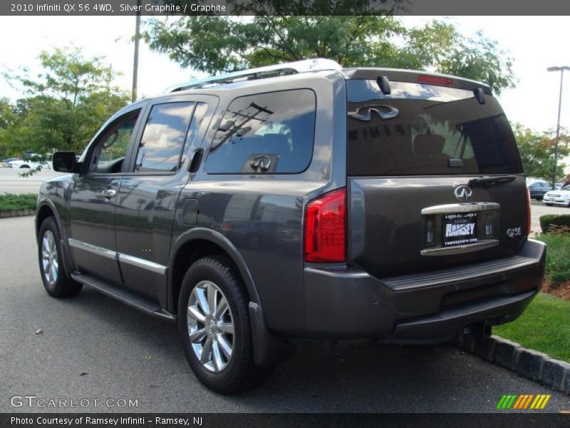 Silver Graphite / Graphite 2010 Infiniti QX 56 4WD