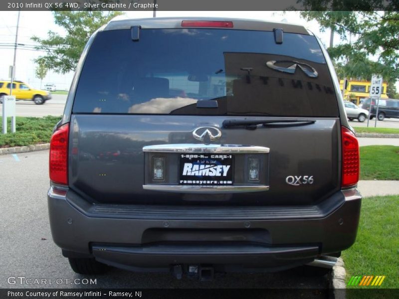 Silver Graphite / Graphite 2010 Infiniti QX 56 4WD