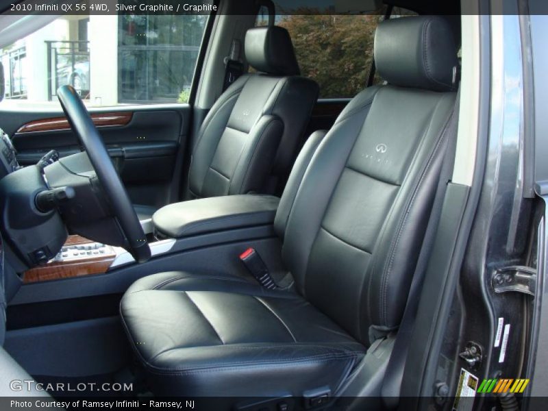 Silver Graphite / Graphite 2010 Infiniti QX 56 4WD