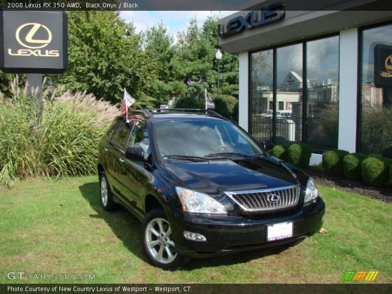 Black Onyx / Black 2008 Lexus RX 350 AWD