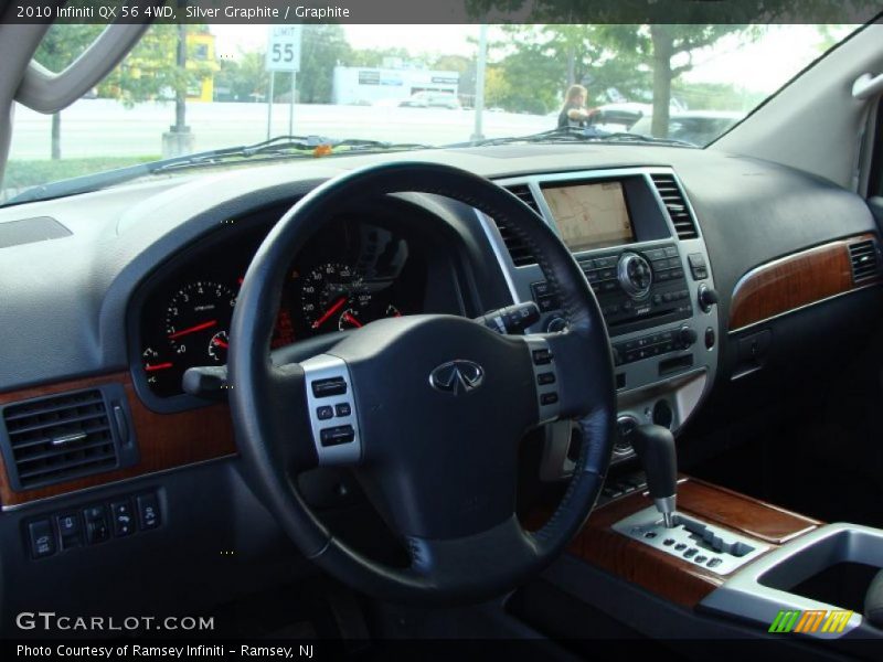 Silver Graphite / Graphite 2010 Infiniti QX 56 4WD