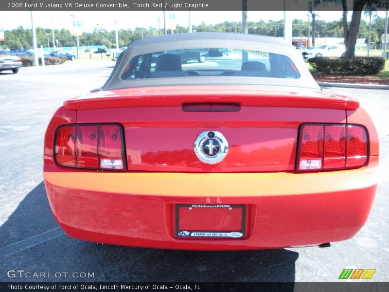 Torch Red / Light Graphite 2008 Ford Mustang V6 Deluxe Convertible