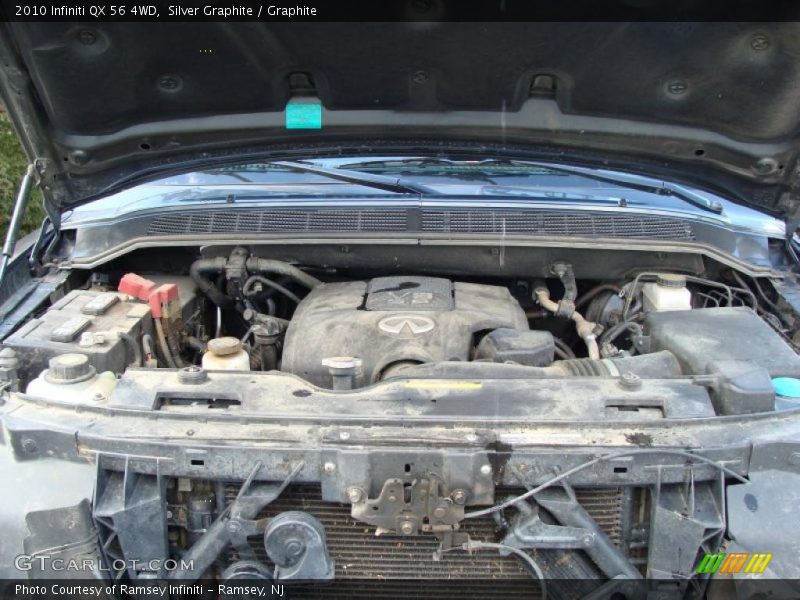 Silver Graphite / Graphite 2010 Infiniti QX 56 4WD