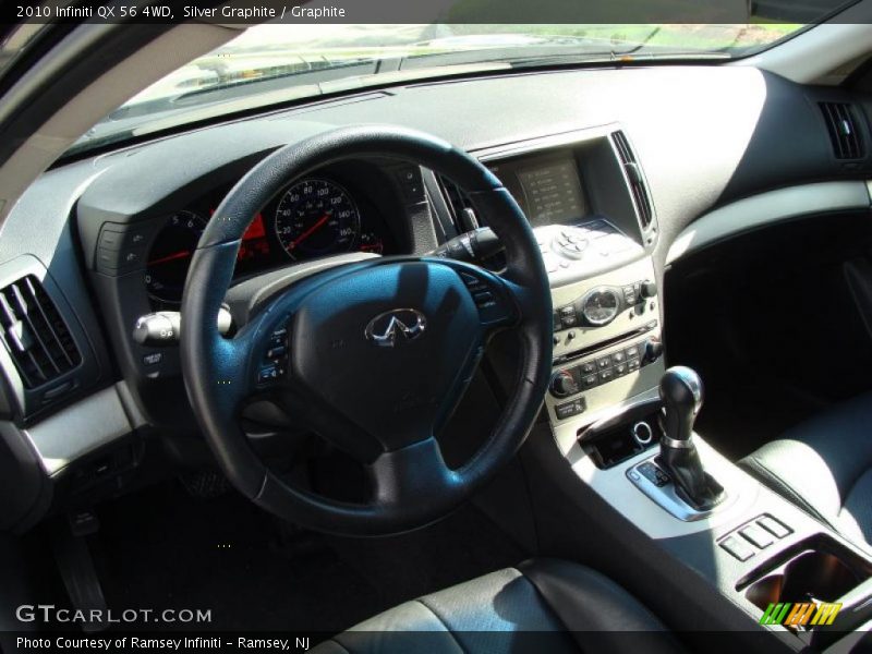 Silver Graphite / Graphite 2010 Infiniti QX 56 4WD