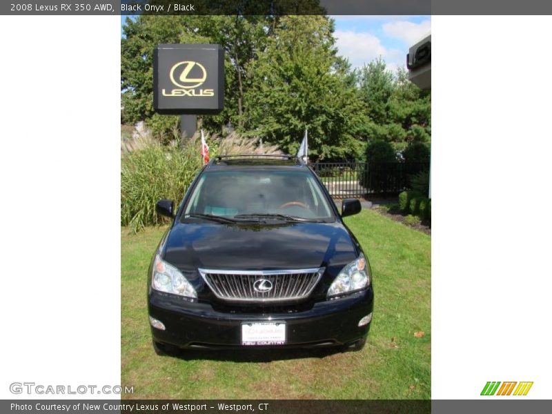 Black Onyx / Black 2008 Lexus RX 350 AWD