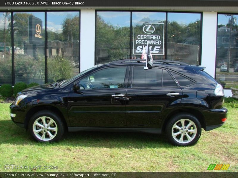 Black Onyx / Black 2008 Lexus RX 350 AWD