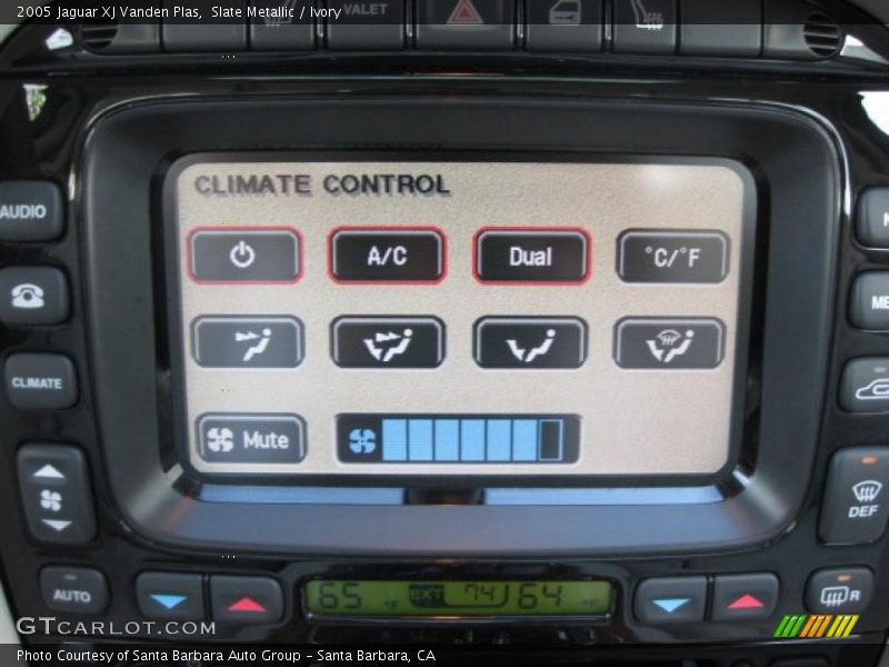 Slate Metallic / Ivory 2005 Jaguar XJ Vanden Plas