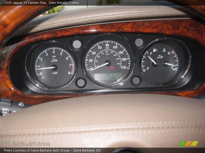 Slate Metallic / Ivory 2005 Jaguar XJ Vanden Plas
