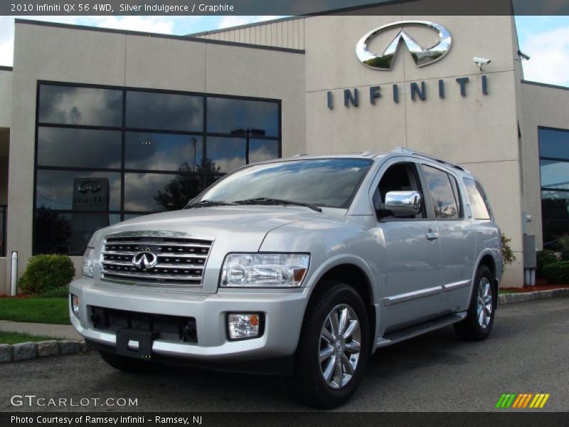 Silver Indulgence / Graphite 2010 Infiniti QX 56 4WD