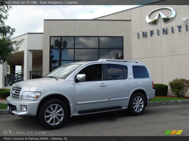 Silver Indulgence / Graphite 2010 Infiniti QX 56 4WD