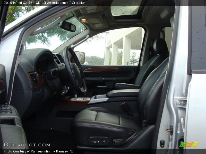 Silver Indulgence / Graphite 2010 Infiniti QX 56 4WD