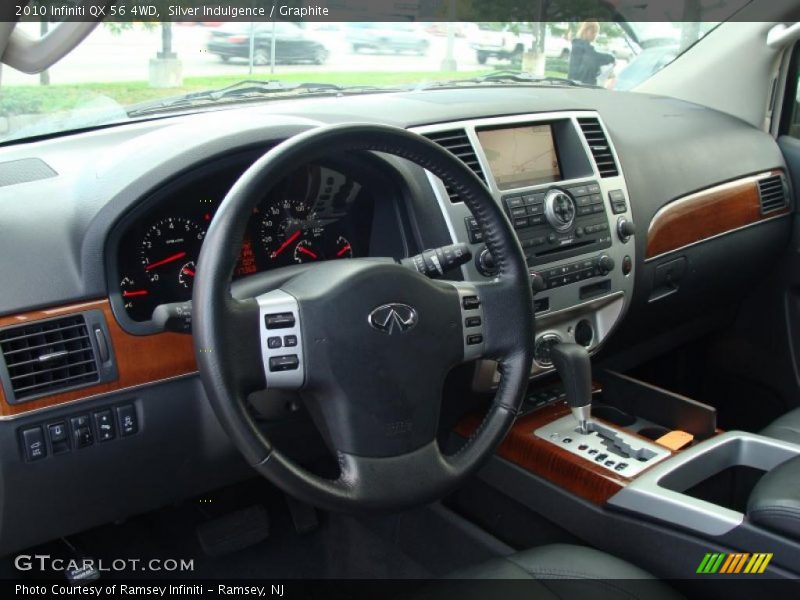 Silver Indulgence / Graphite 2010 Infiniti QX 56 4WD