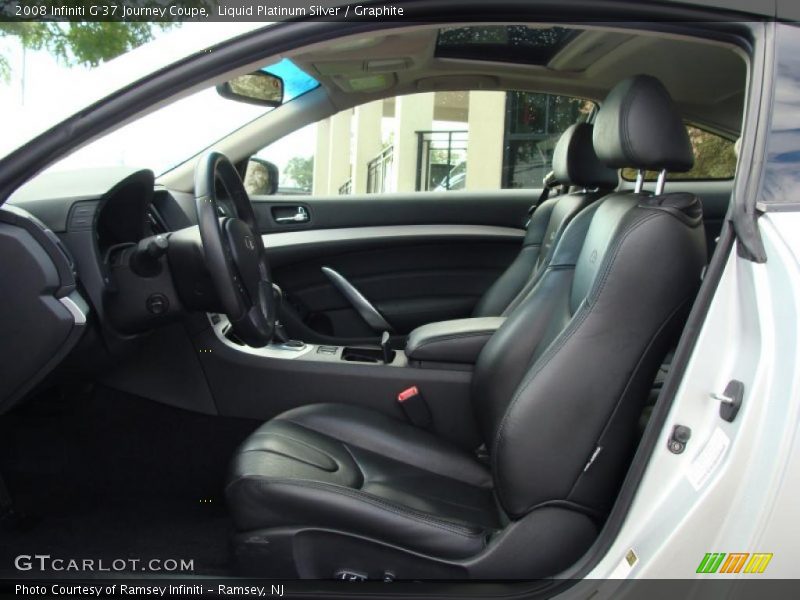 Liquid Platinum Silver / Graphite 2008 Infiniti G 37 Journey Coupe