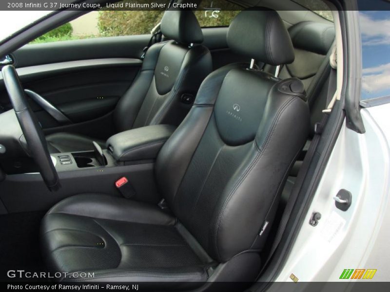 Liquid Platinum Silver / Graphite 2008 Infiniti G 37 Journey Coupe