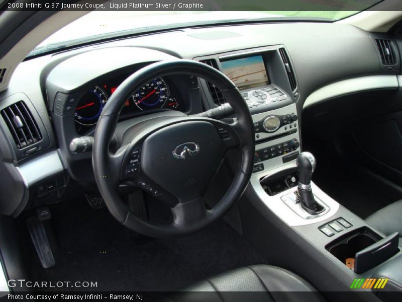 Liquid Platinum Silver / Graphite 2008 Infiniti G 37 Journey Coupe