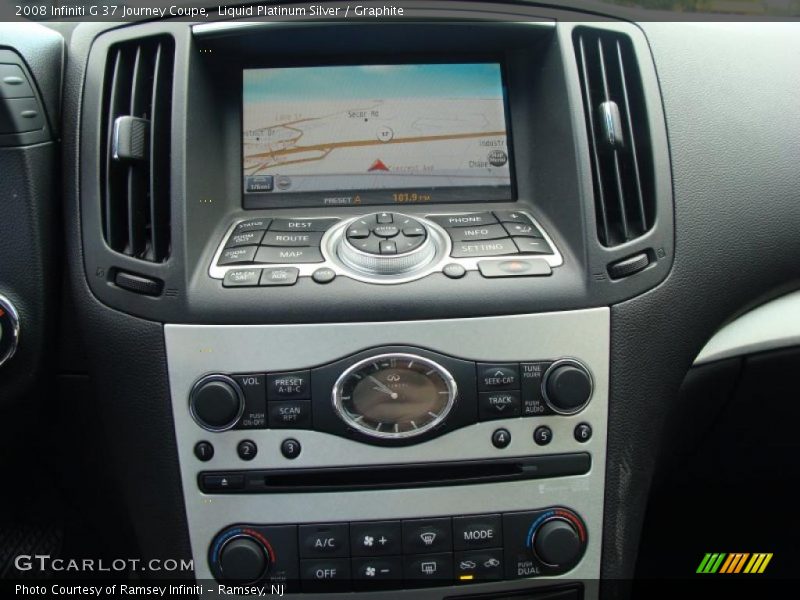 Liquid Platinum Silver / Graphite 2008 Infiniti G 37 Journey Coupe