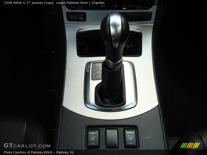 Liquid Platinum Silver / Graphite 2008 Infiniti G 37 Journey Coupe