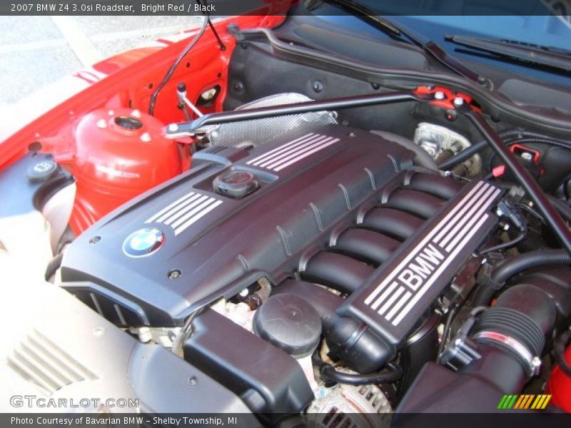 Bright Red / Black 2007 BMW Z4 3.0si Roadster