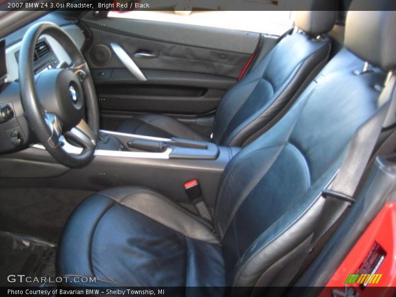 Bright Red / Black 2007 BMW Z4 3.0si Roadster
