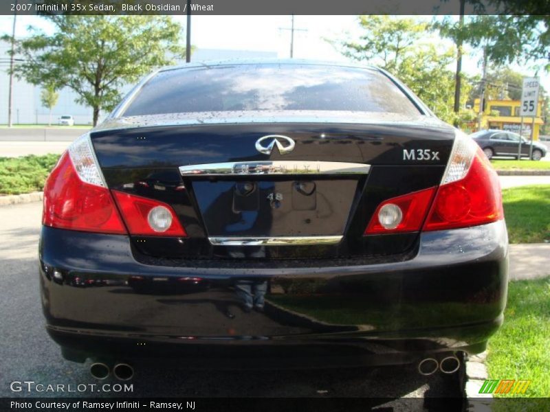 Black Obsidian / Wheat 2007 Infiniti M 35x Sedan