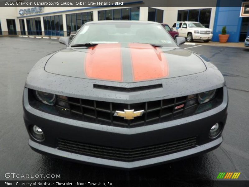 Cyber Gray Metallic / Black 2010 Chevrolet Camaro SS/RS Coupe