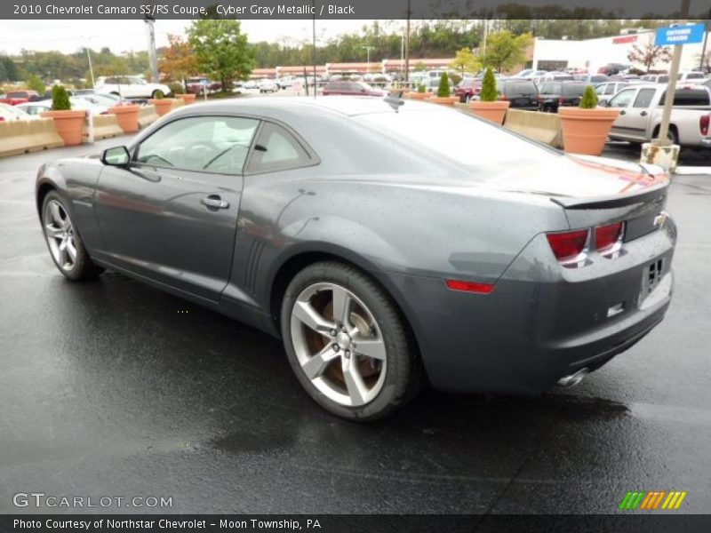 Cyber Gray Metallic / Black 2010 Chevrolet Camaro SS/RS Coupe