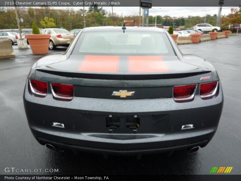 Cyber Gray Metallic / Black 2010 Chevrolet Camaro SS/RS Coupe