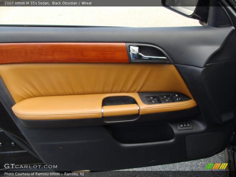 Black Obsidian / Wheat 2007 Infiniti M 35x Sedan
