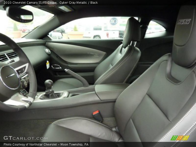 Cyber Gray Metallic / Black 2010 Chevrolet Camaro SS/RS Coupe