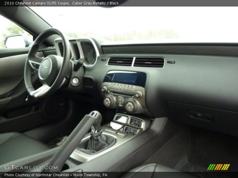 Cyber Gray Metallic / Black 2010 Chevrolet Camaro SS/RS Coupe