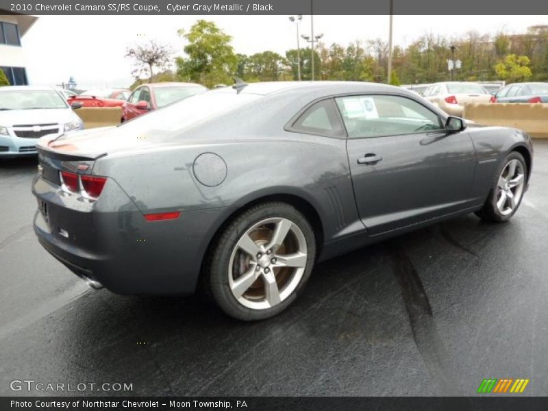 Cyber Gray Metallic / Black 2010 Chevrolet Camaro SS/RS Coupe