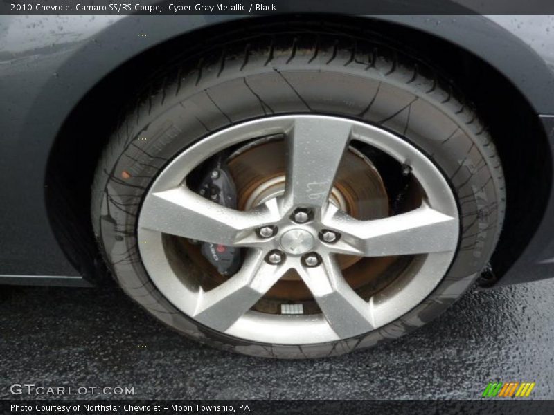 Cyber Gray Metallic / Black 2010 Chevrolet Camaro SS/RS Coupe