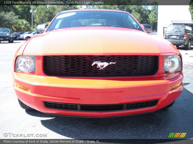 Torch Red / Light Graphite 2008 Ford Mustang V6 Deluxe Convertible