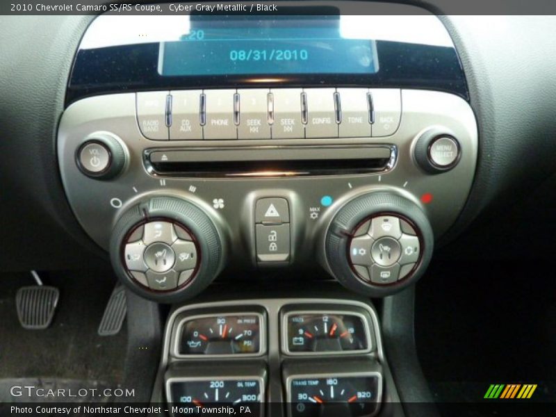 Cyber Gray Metallic / Black 2010 Chevrolet Camaro SS/RS Coupe