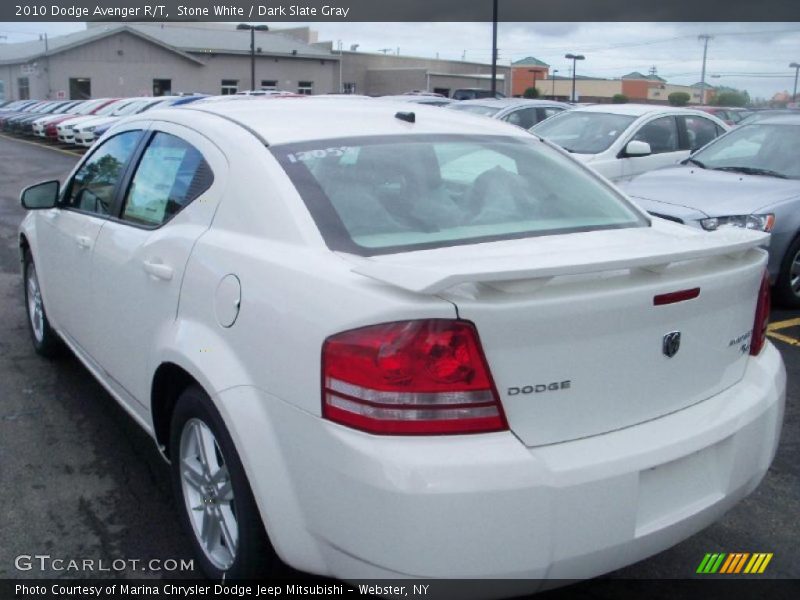 Stone White / Dark Slate Gray 2010 Dodge Avenger R/T