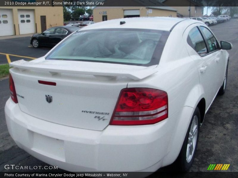 Stone White / Dark Slate Gray 2010 Dodge Avenger R/T