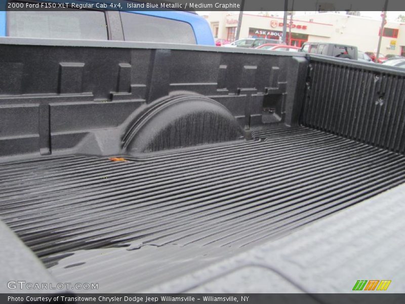 Island Blue Metallic / Medium Graphite 2000 Ford F150 XLT Regular Cab 4x4