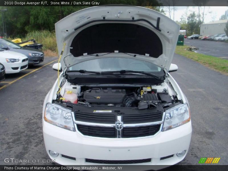 Stone White / Dark Slate Gray 2010 Dodge Avenger R/T