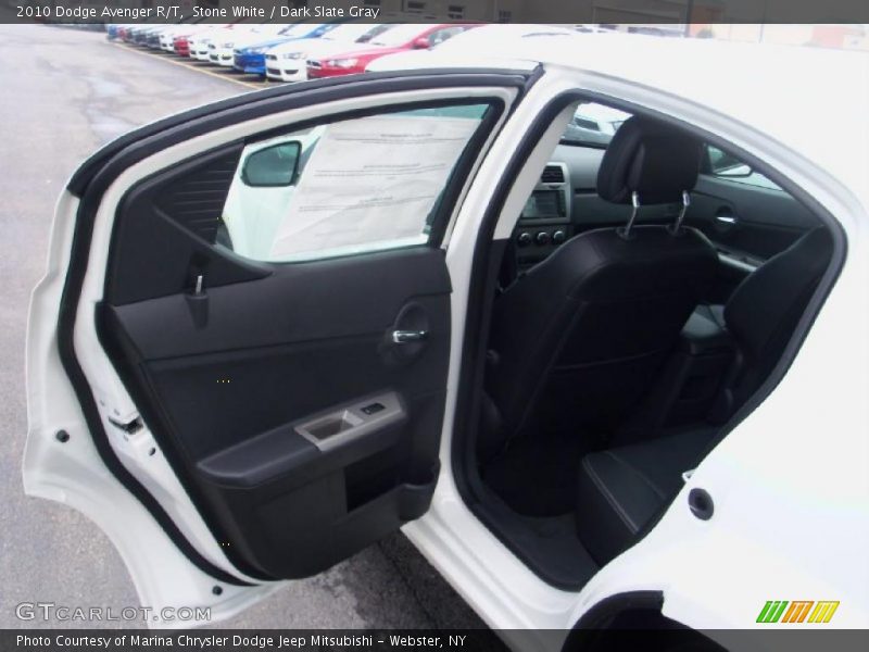 Stone White / Dark Slate Gray 2010 Dodge Avenger R/T