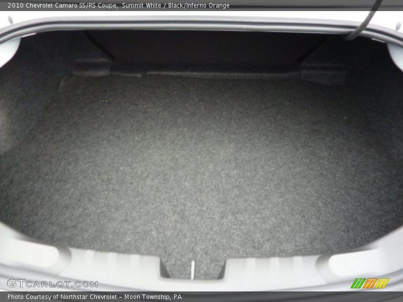 Summit White / Black/Inferno Orange 2010 Chevrolet Camaro SS/RS Coupe