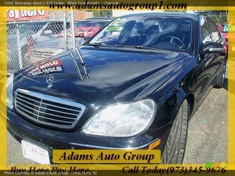 Black Opal Metallic / Charcoal 2002 Mercedes-Benz S 430 Sedan