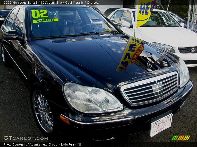 Black Opal Metallic / Charcoal 2002 Mercedes-Benz S 430 Sedan