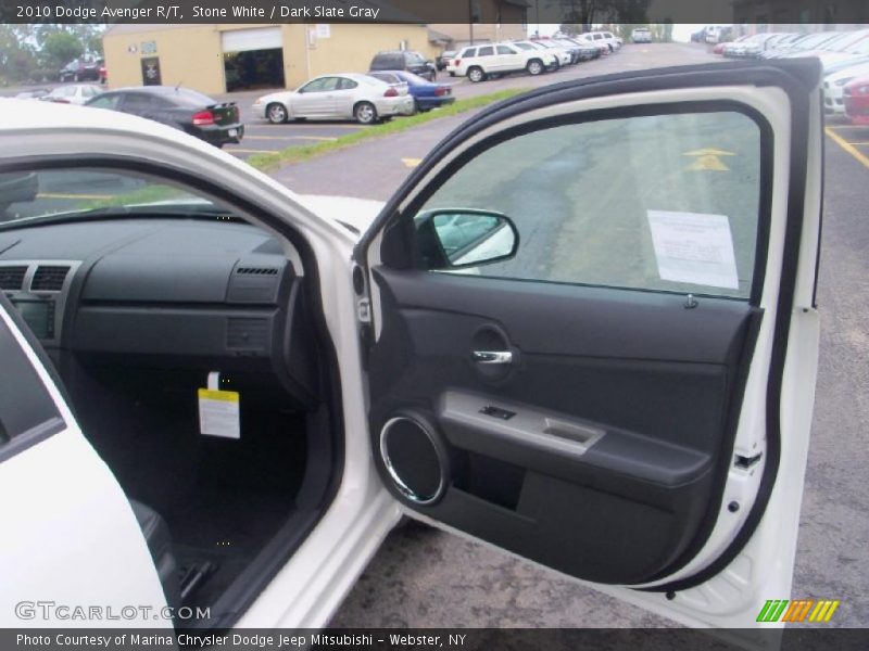 Stone White / Dark Slate Gray 2010 Dodge Avenger R/T