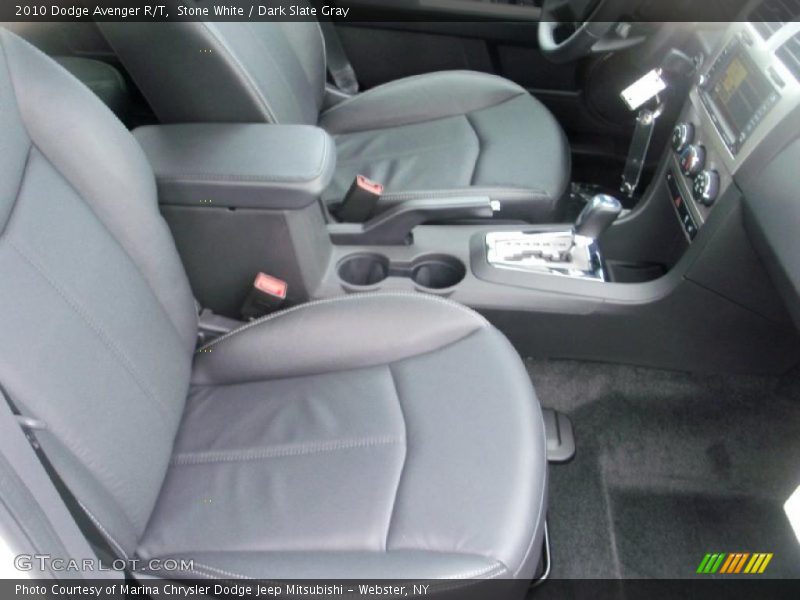 Stone White / Dark Slate Gray 2010 Dodge Avenger R/T