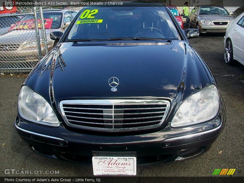 Black Opal Metallic / Charcoal 2002 Mercedes-Benz S 430 Sedan