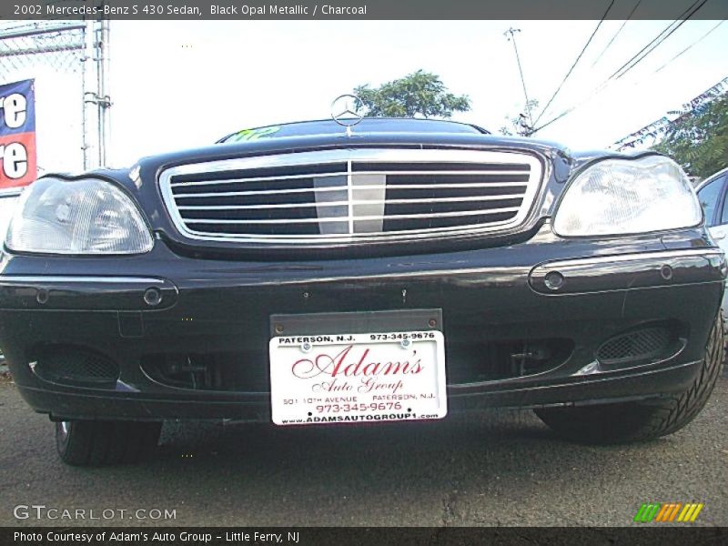Black Opal Metallic / Charcoal 2002 Mercedes-Benz S 430 Sedan